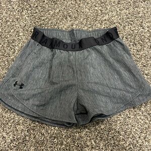 Gray Under Armour Athletic Shorts